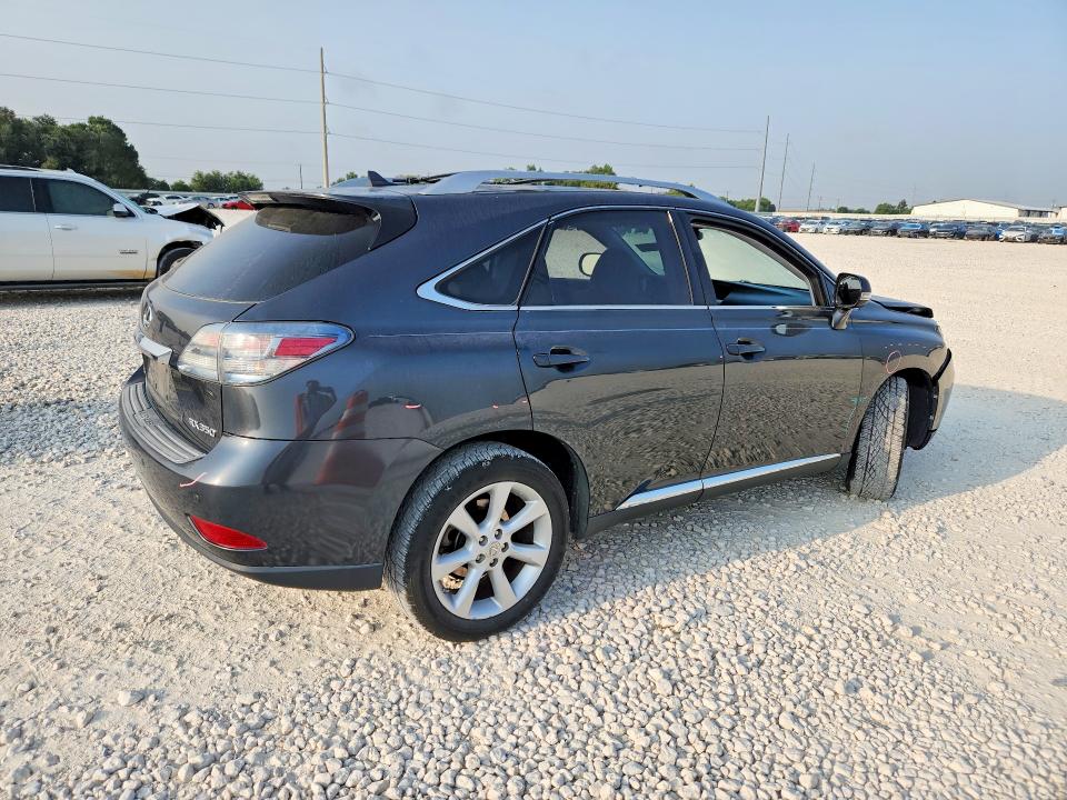 2010 Lexus Rx VIN 2T2ZK1BA1AC035307 COPART salvage auction — FRONT END, Tx - Salvage Vehicle Title, sold $5,500 on 2026-08-27 (photo 3)