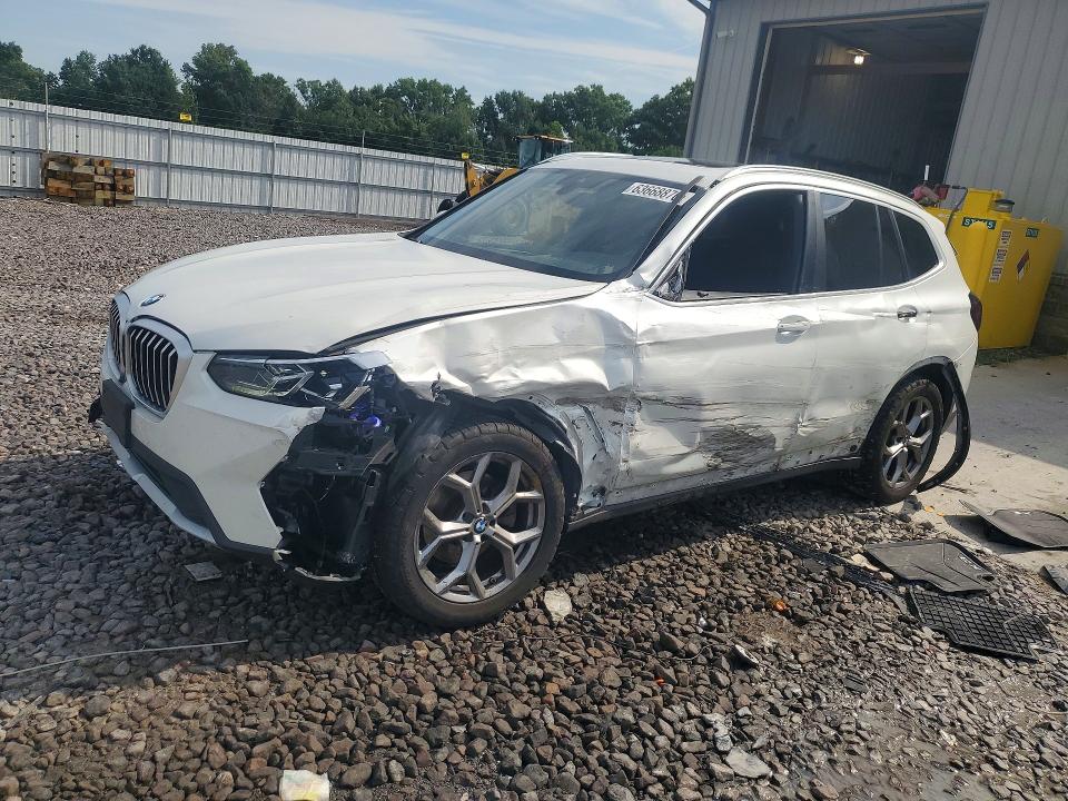 2023 BMW X3 VIN 5UX53DP06P9R48658 — COPART salvage auction photo
