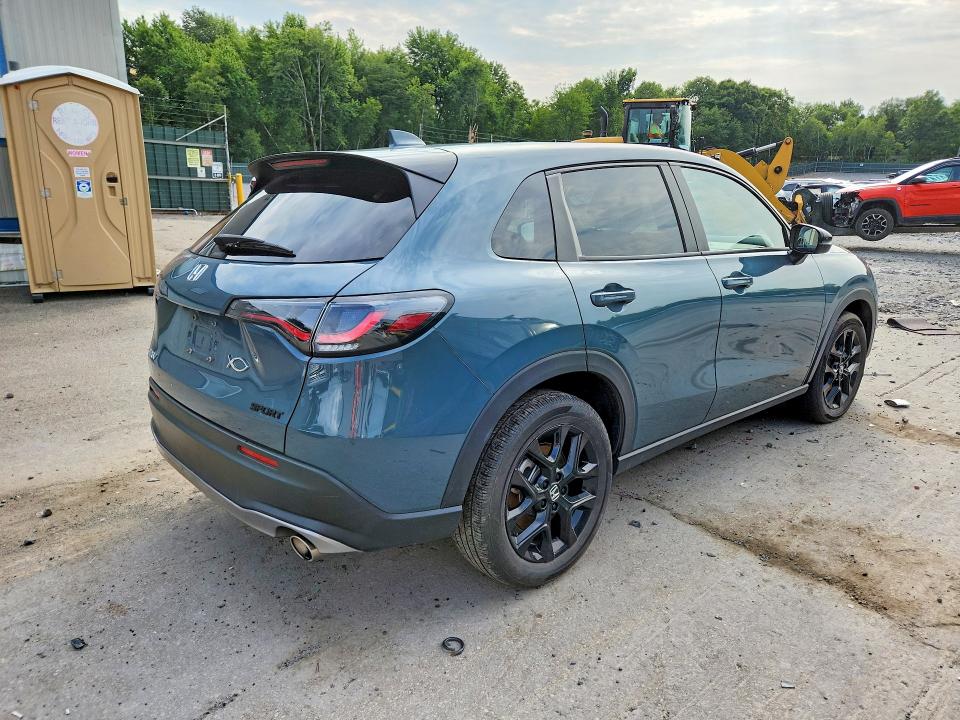 2025 Honda Hr-v VIN 3CZRZ2H53SM778232 COPART salvage auction — FRONT END, Pa - Certificate Of Salvage, sold $7,800 on 2026-08-19 (photo 3)