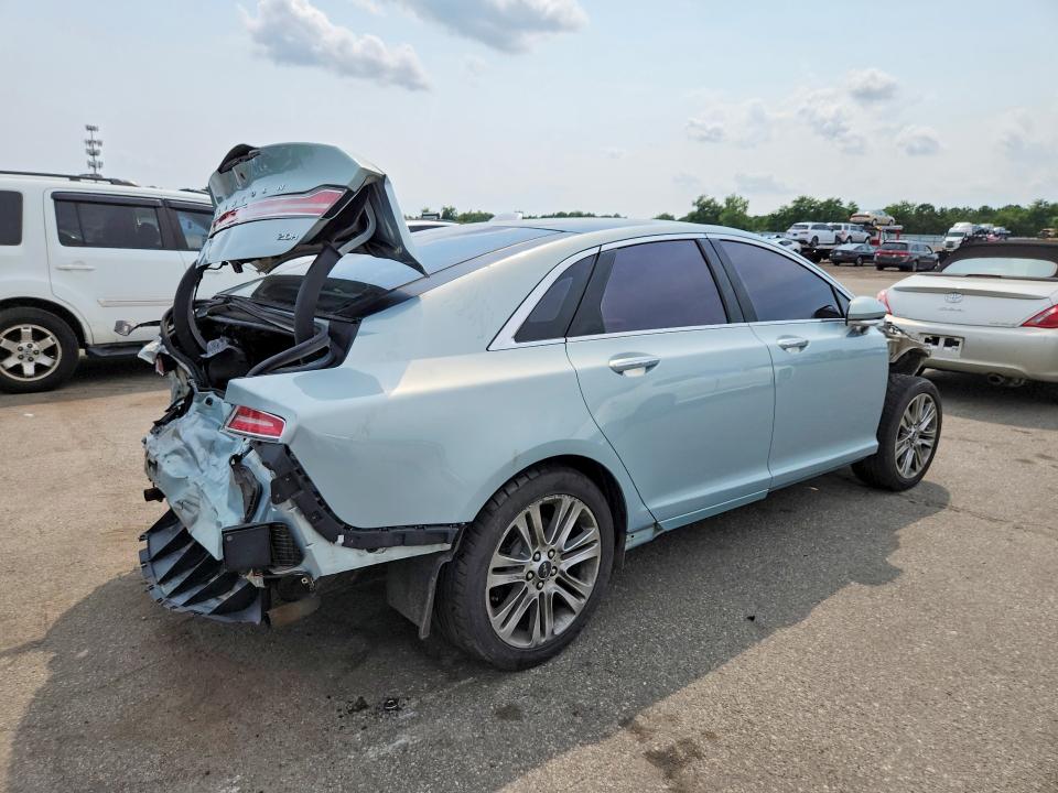 2014 Lincoln Mkz VIN 3LN6L2LU5ER809556 COPART salvage auction — FRONT END, Nc - Salvage Certificate Of Title (P), sold $1,625 on 2026-09-21 (photo 3)