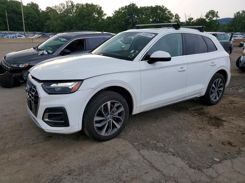 2021 Audi Q5 VIN WA1AAAFYXM2002184 — COPART salvage auction photo