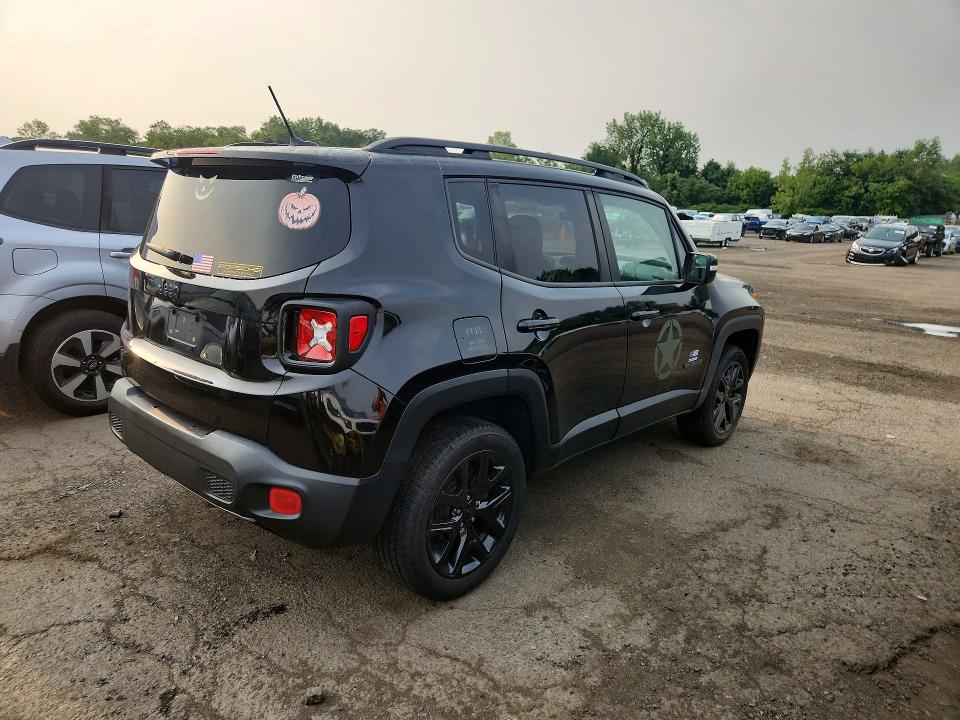 2017 Jeep Renegade VIN ZACCJBBB9HPG09453 COPART salvage auction — FRONT END, Ct - Cert Of Title-Salvage, sold $600 on 2026-08-21 (photo 3)