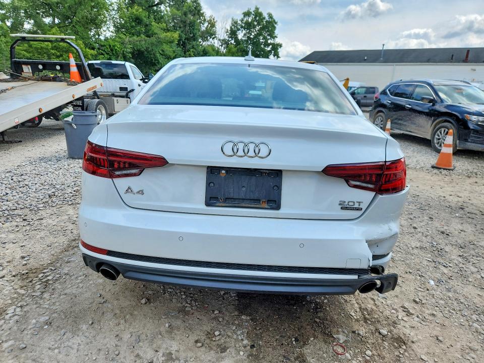 2018 Audi A4 VIN WAUENAF43JA032117 COPART salvage auction — REAR END, Oh - Cert Of Title-Salvage, sold $7,300 on 2026-09-09 (photo 6)