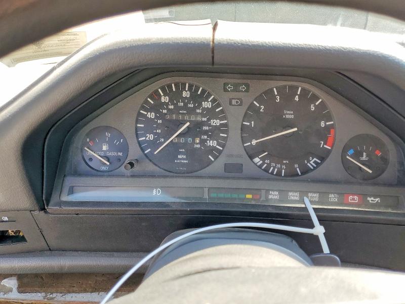 1991 BMW 3 series VIN WBAAF9319MEE72976 COPART salvage auction — MECHANICAL, WV - NON PUBLIC CLEAN TITLE, sold $1,100 on 2026-08-08 (photo 9)