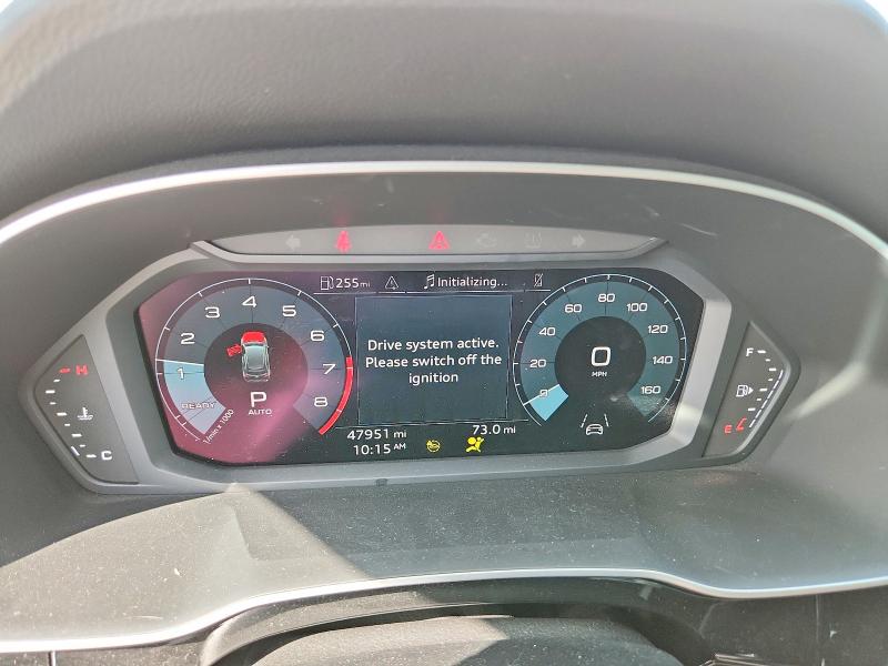 2022 Audi Q3 VIN WA1EECF3XN1004711 COPART salvage auction — REAR END, Tx - Salvage Vehicle Title, sold $10,200 on 2026-08-20 (photo 9)