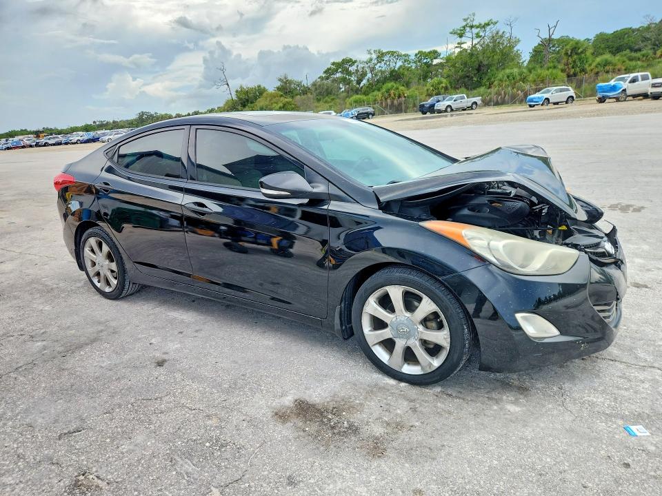 2013 Hyundai Elantra VIN 5NPDH4AE4DH303125 COPART salvage auction — FRONT END, Fl - Cert Of Title Slvg Rebuildable, sold $1,050 on 2026-09-02 (photo 4)