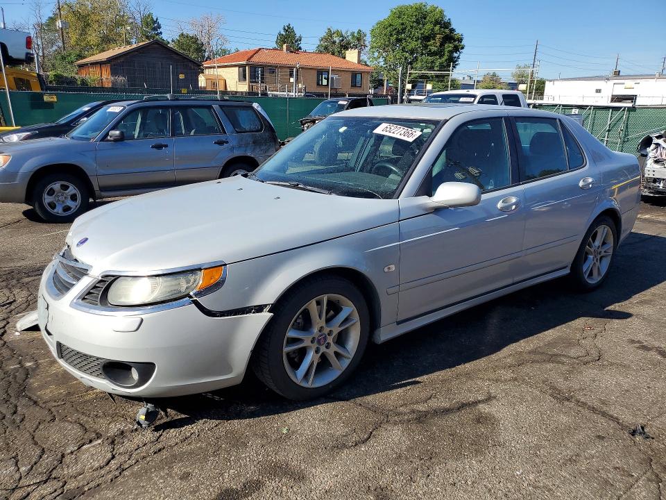 2008 Saab 9-5 VIN YS3ED49G383503848 COPART salvage auction — FRONT END, CO - SALVAGE TITLE (P), sold $350 on 2026-09-08 (photo 1)