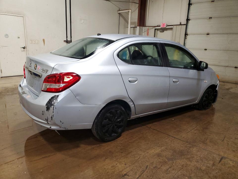 2020 Mitsubishi Mirage VIN ML32F3FJ9LHF07693 COPART salvage auction — FRONT END, In - Certificate Of Title, sold $1,450 on 2026-09-08 (photo 3)