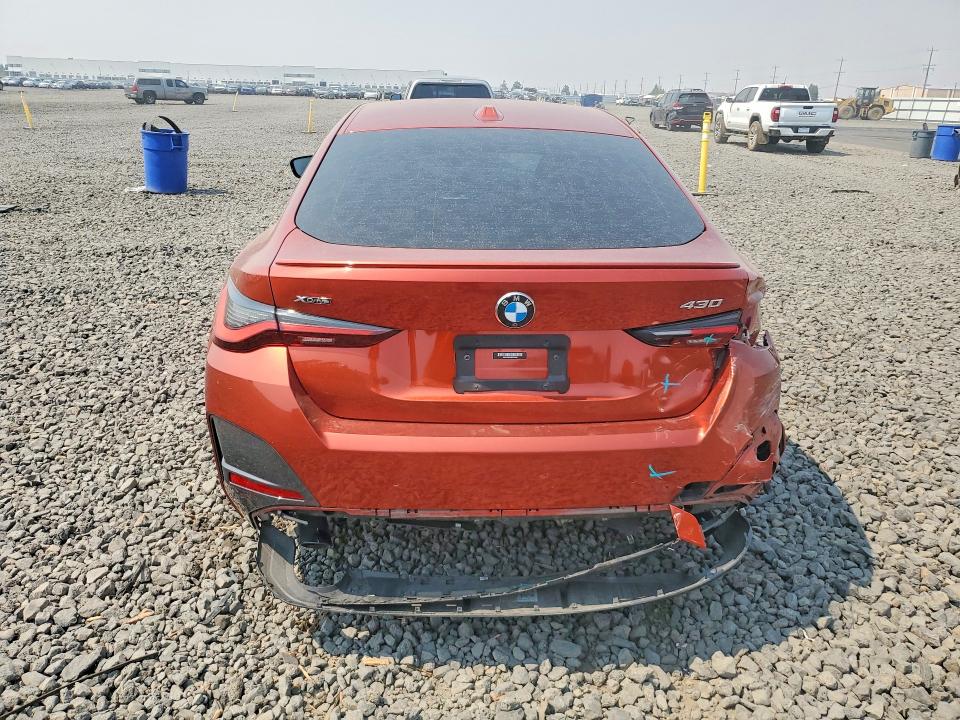 2023 BMW 4er VIN WBA73AV00PFN22880 COPART salvage auction — REAR END, Wa - Bill Of Sale, sold $22,500 on 2026-08-19 (photo 6)