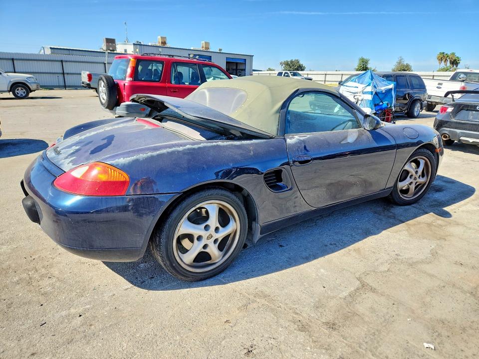 1998 Porsche Boxster VIN WP0CA2982WS620909 COPART salvage auction — REAR END, Ca - Dis/Dlr/Exp Only Clean Title, sold $600 on 2026-09-18 (photo 3)