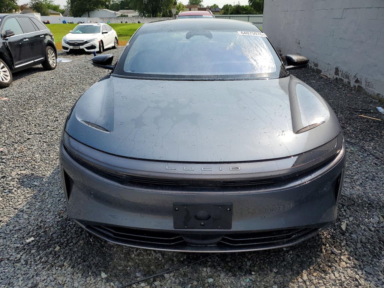2025 Lucid Air VIN 50EA1GBA1SA005183 COPART salvage auction — Rear End, Sc - Salvage Title, sold $28,000 on 2026-09-25 (photo 5)