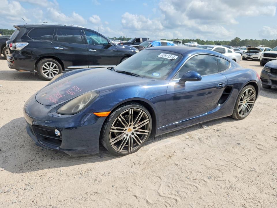 2015 Porsche Cayman VIN WP0AB2A82FK183641 — COPART salvage auction photo