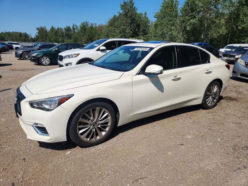 2021 Infiniti Q50 VIN JN1EV7BRXMM754052 — COPART salvage auction photo