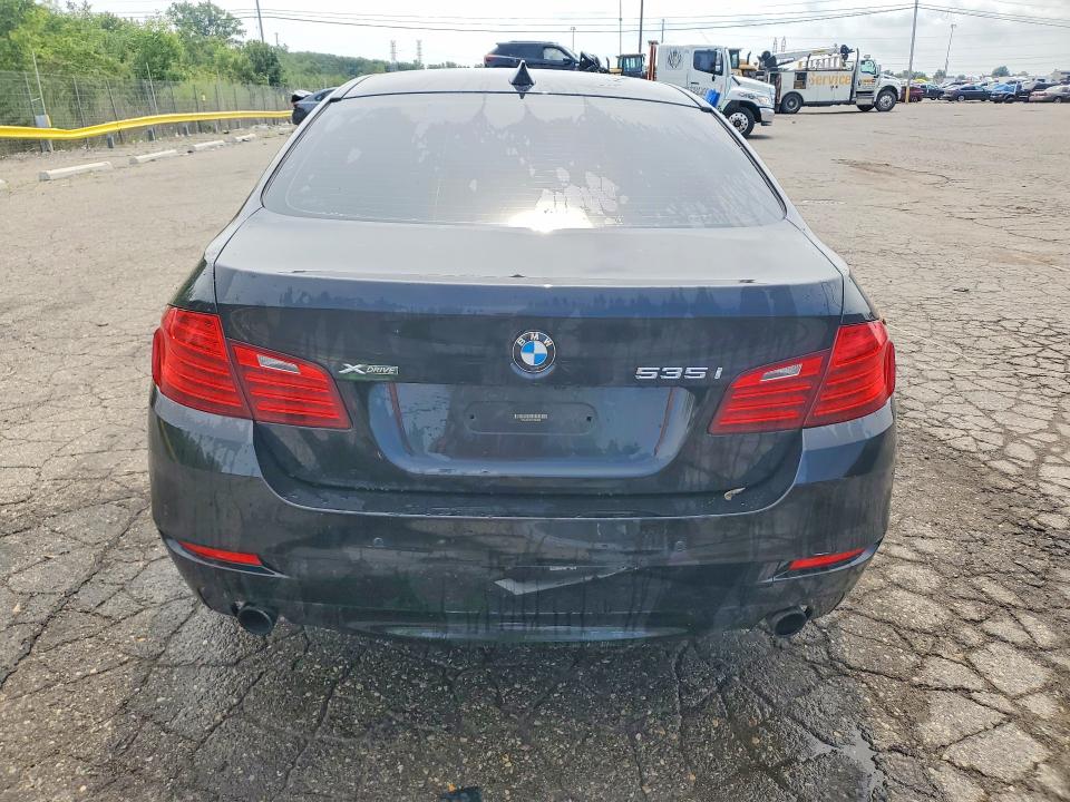 2014 BMW 5er VIN WBA5B3C56ED533038 COPART salvage auction — MINOR DENT/SCRATCHES, Mi - Certificate Of Title (P), sold $825 on 2026-08-21 (photo 6)