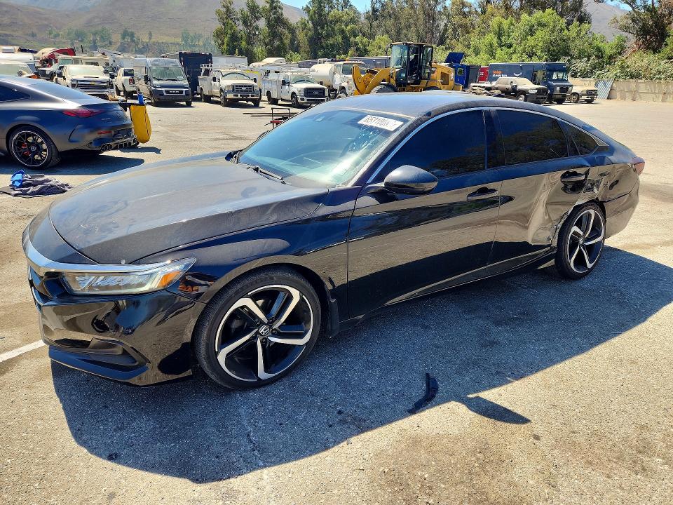 2021 Honda Accord VIN 1HGCV1F14MA022542 — COPART salvage auction photo