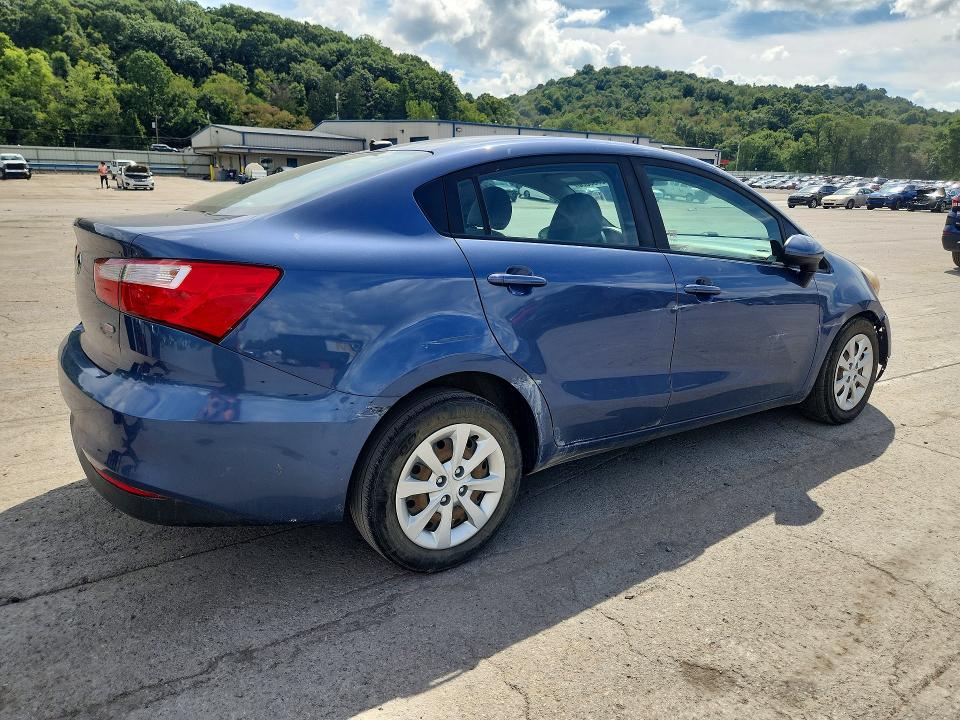 2016 Kia Rio VIN KNADM4A35G6684800 COPART salvage auction — FRONT END, Pa - Certificate Of Salvage, sold $625 on 2026-10-02 (photo 3)
