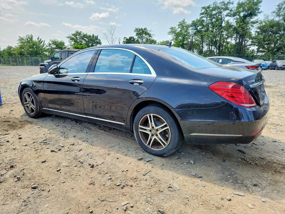 2016 Mercedes-benz S-klasse VIN WDDUG8FB0GA232130 COPART salvage auction — MECHANICAL, Wv - Certificate Of Title (P), sold $7,700 on 2026-08-24 (photo 2)