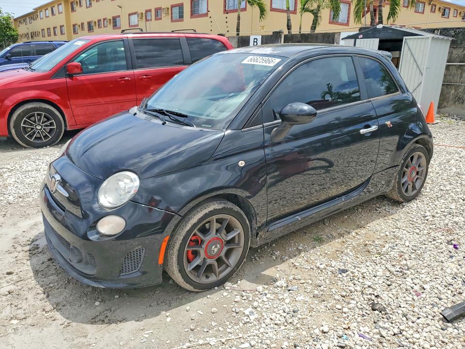 2012 Fiat 500 VIN 3C3CFFFH7CT291040 COPART salvage auction — MINOR DENT/SCRATCHES, TX - SALVAGE VEHICLE TITLE, sold $1,100 on 2026-09-23 (photo 1)
