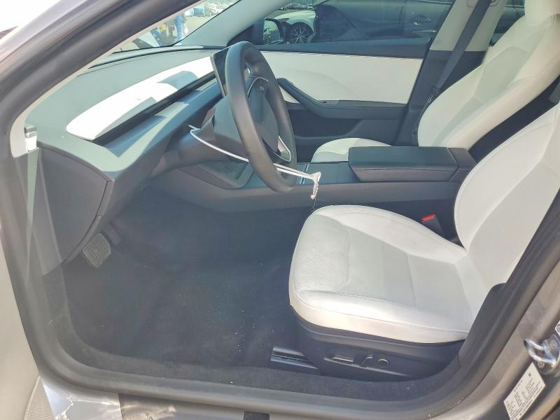 2025 Tesla Model 3 VIN 5YJ3E1EA8SF896476 COPART salvage auction — FRONT END, Ca - Salvage Certificate, sold $15,100 on 2026-09-02 (photo 7)