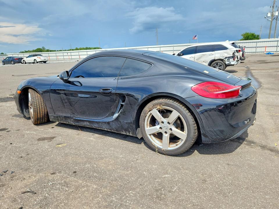 2016 Porsche Cayman VIN WP0AA2A8XGK171337 COPART salvage auction — SIDE, FL - CERT OF TITLE SLVG REBUILDABLE, sold $6,500 on 2026-09-09 (photo 2)