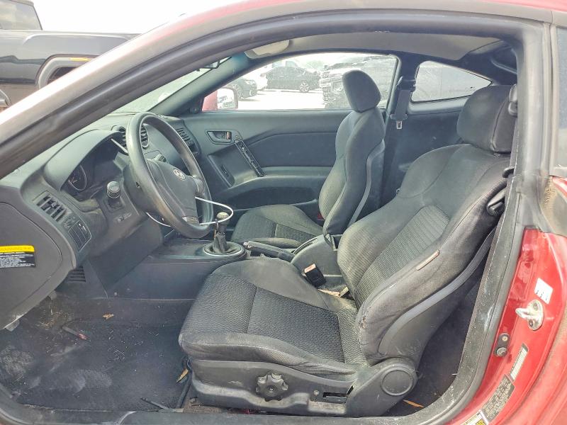 2008 Hyun Tiburon VIN KMHHM66D38U277696 COPART salvage auction — MINOR DENT/SCRATCHES, TX - CERTIFICATE OF TITLE, sold $625 on 2026-08-25 (photo 9)