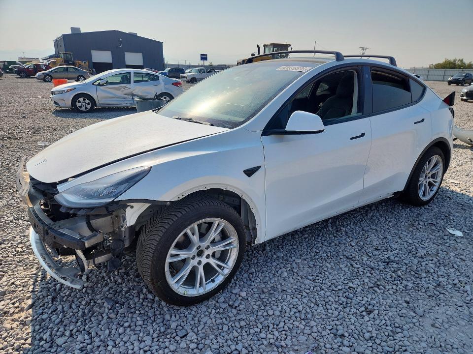 2021 Tesla Model y VIN 5YJYGDEE4MF097043 — COPART salvage auction photo