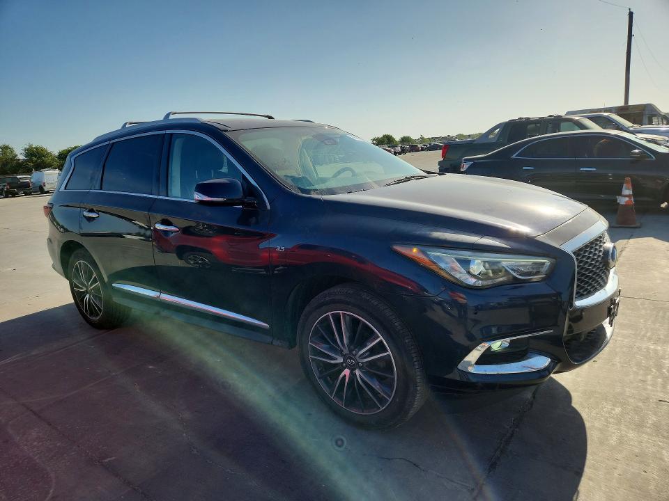2017 Infiniti Qx60 VIN 5N1DL0MM8HC504923 COPART salvage auction — NORMAL WEAR, Salvage Title, sold $2,050 on 2026-09-10 (photo 4)