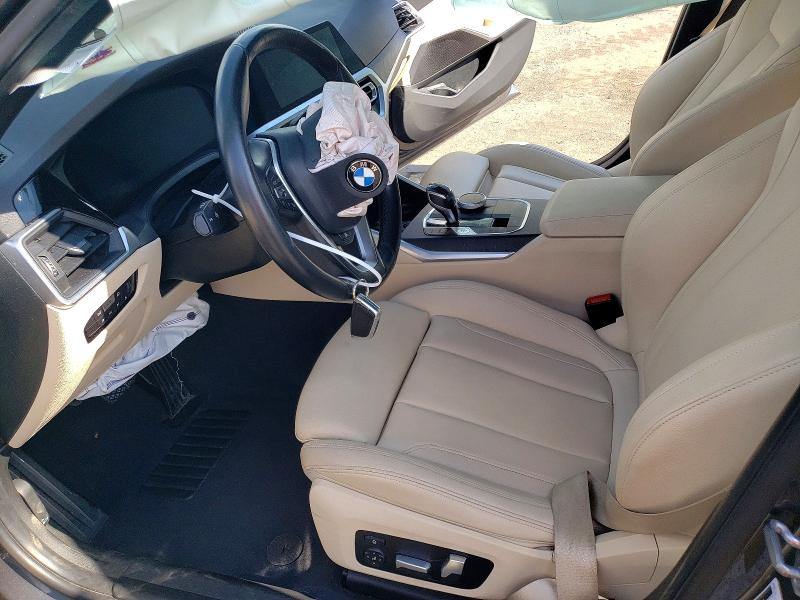 2020 BMW 3er VIN WBA5R7C0XLFH51401 COPART salvage auction — FRONT END, Ct - Cert Of Title-Salvage, sold $7,700 on 2026-08-18 (photo 7)