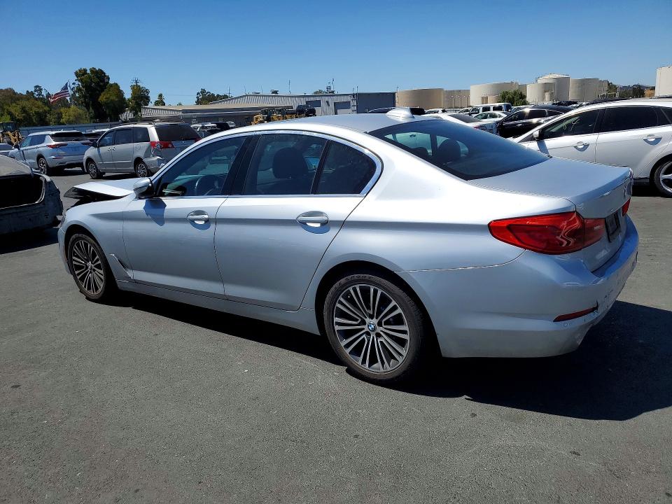 2020 BMW 5er VIN WBAJR3C07LWW61577 COPART salvage auction — FRONT END, Ca - Salvage Certificate, sold $8,700 on 2026-08-19 (photo 2)