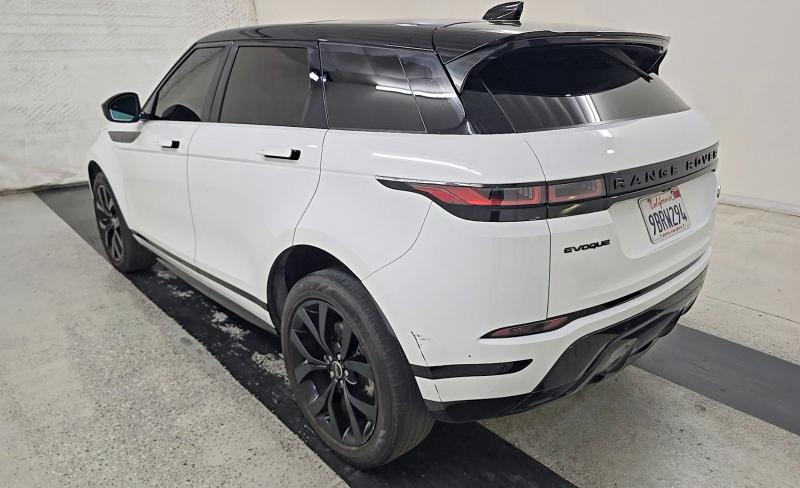 2022 Land rover Range rover evoque VIN SALZT2FX7NH176852 COPART salvage auction — NORMAL WEAR, CA - CERTIFICATE OF TITLE (P), sold $12,800 on 2026-08-19 (photo 3)