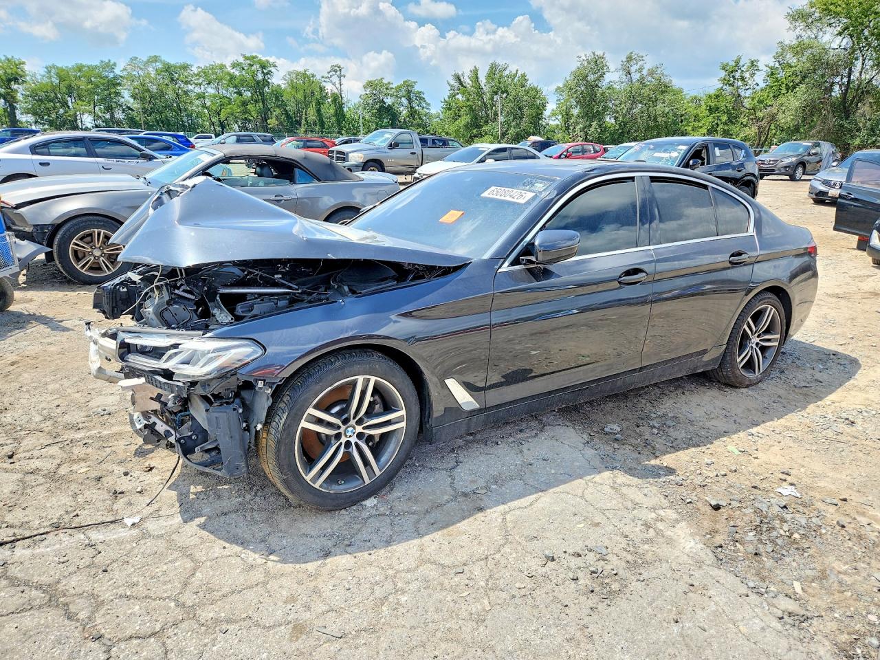 2021 BMW 5 Series VIN WBA13BJ02MCG07558 — COPART salvage auction photo