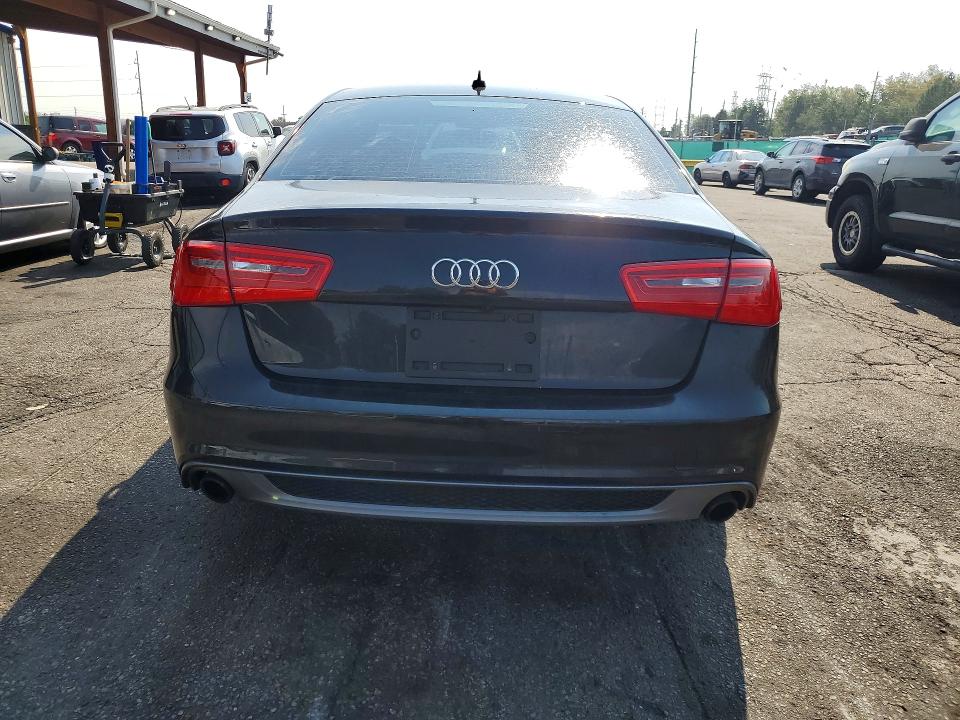 2014 Audi A6 VIN WAUHGAFC5EN079162 COPART salvage auction — FRONT END, Salvage Title, sold $1,350 on 2026-09-08 (photo 6)