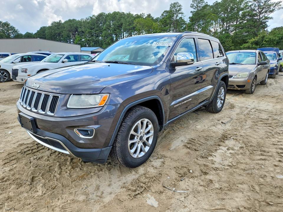 2014 Jeep Grand cherokee VIN 1C4RJFBG8EC134911 COPART salvage auction — FRONT END, DE - CERTIFICATE OF TITLE, sold $1,600 on 2026-09-01 (photo 1)