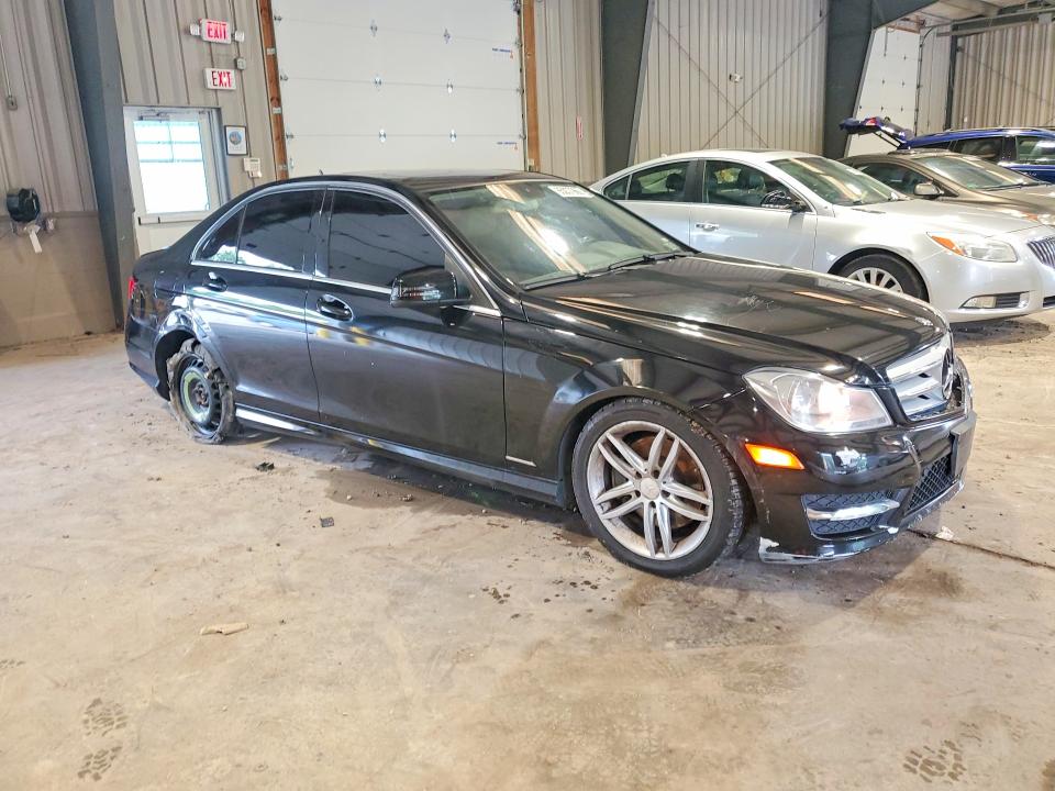 2013 Mercedes-benz C class VIN WDDGF8AB6DR265136 COPART salvage auction — FRONT END, PA - RECONSTRUCTED CLEAN, sold $400 on 2026-08-19 (photo 4)