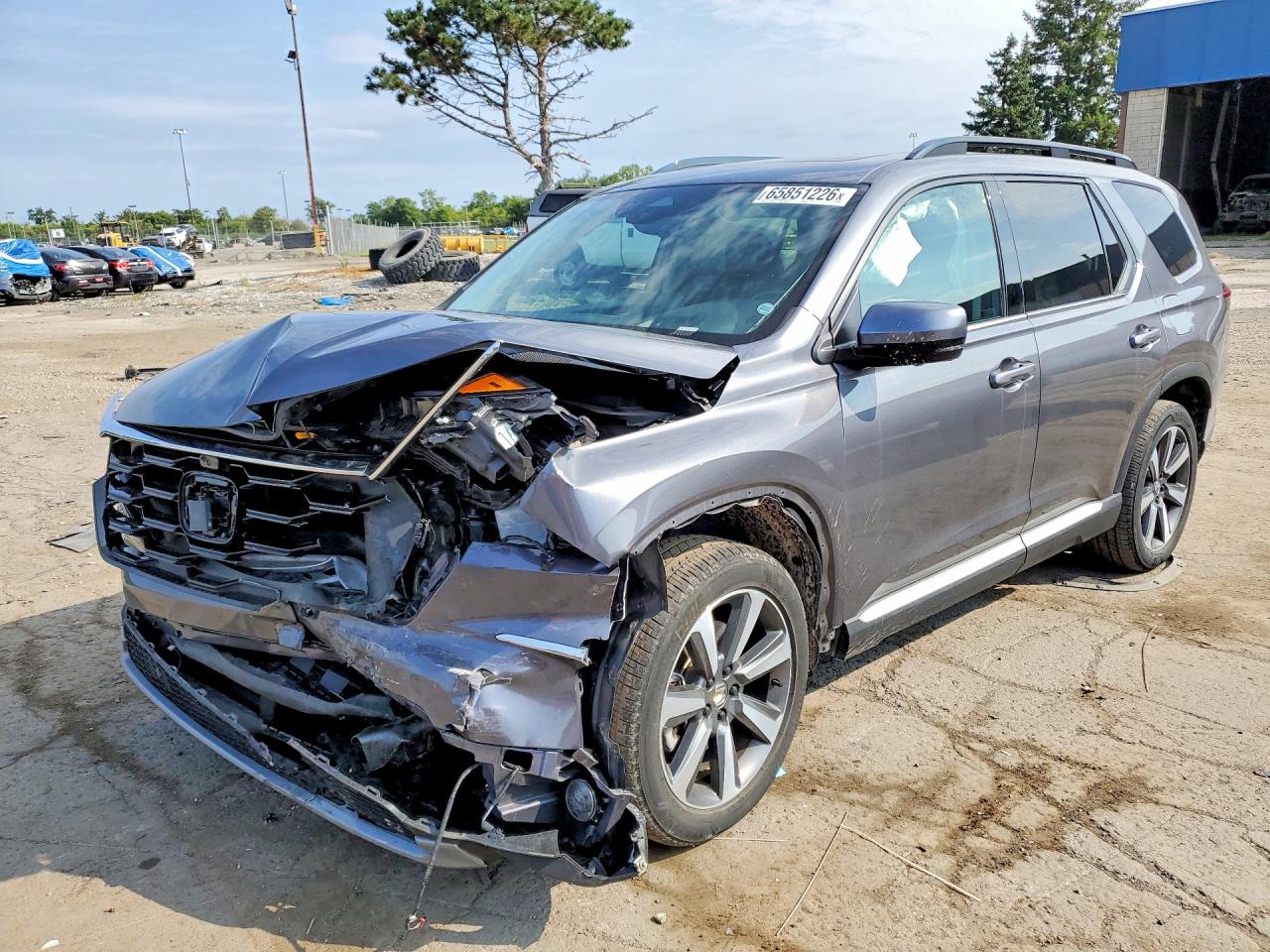 2025 Honda Pilot VIN 5FNYG1H80SB096800 — COPART salvage auction photo