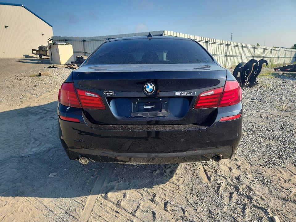 2012 BMW 5er VIN WBAFR7C52CC809841 COPART salvage auction — WATER/FLOOD, Tn - Certificate Of Title, sold $1,000 on 2026-09-10 (photo 6)