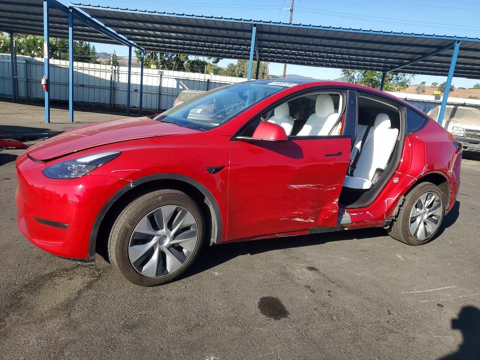 2023 Tesla Model y VIN 7SAYGDEE9PF806587 — COPART salvage auction photo