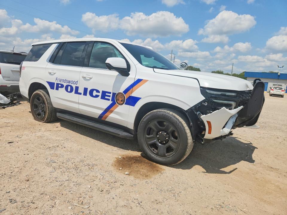 2025 Chevrolet Tahoe VIN 1GNS5UED4SR201628 COPART salvage auction — FRONT END, Tx - Salvage Vehicle Title, sold $21,100 on 2026-09-14 (photo 4)