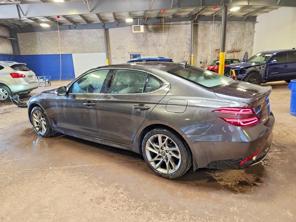 2022 Genesis G70 VIN KMTG34TA6NU100204 COPART salvage auction — REAR END, Pa - Certificate Of Salvage, sold $7,400 on 2026-09-23 (photo 2)