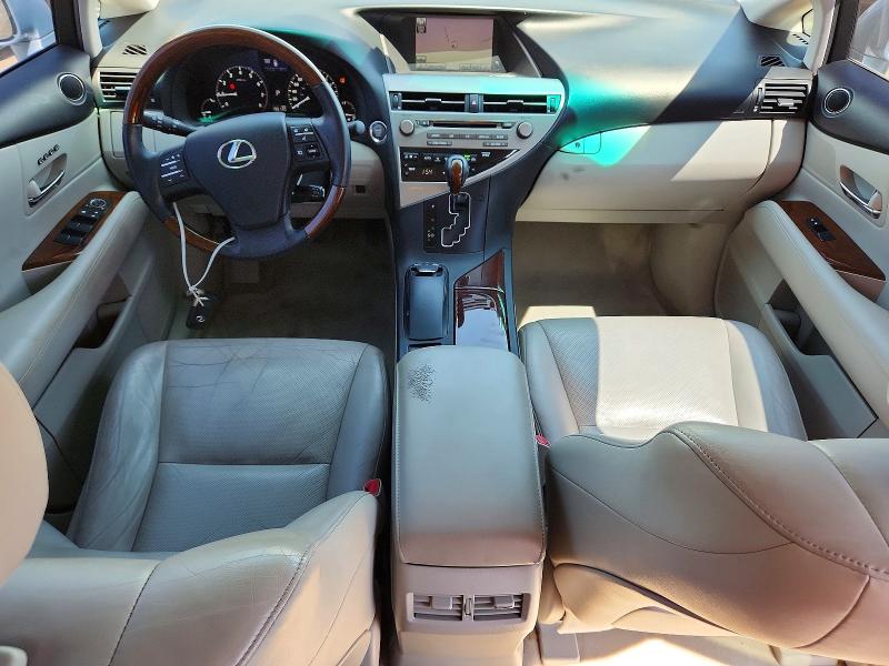 2010 Lexus Rx VIN JTJBK1BA9A2417750 COPART salvage auction — FRONT END, On - Permit No Brand - Unfit, sold $7,300 on 2026-08-25 (photo 8)