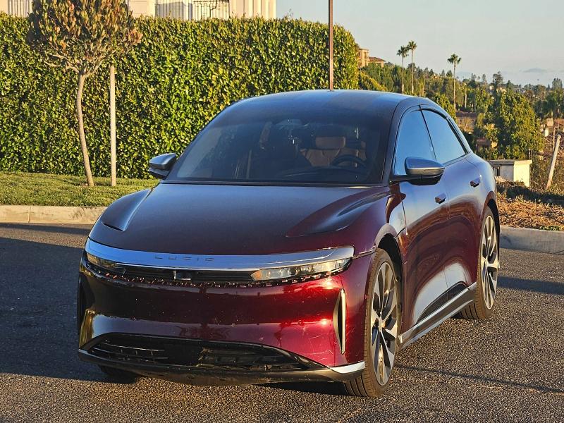 2022 Lucid Air VIN 50EA1GBA0NA001498 COPART salvage auction — FRONT END, Ca - Dlr/Dis/Exp Only Salvage Title (P), sold $2,550 on 2026-08-28 (photo 2)