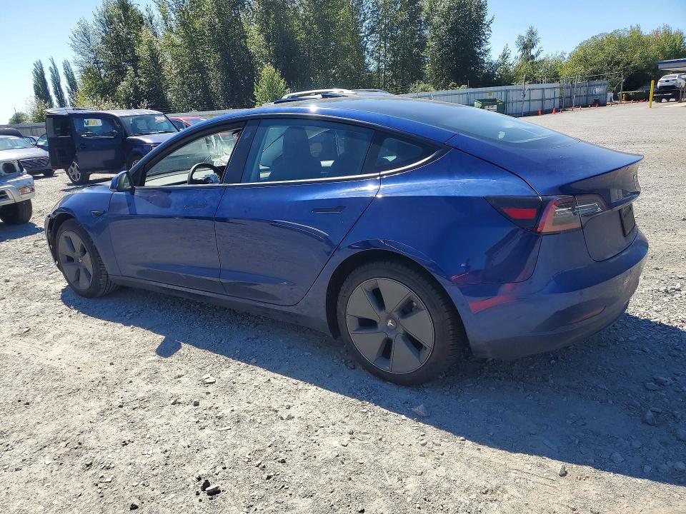 2021 Tesla Model 3 VIN 5YJ3E1EAXMF022858 COPART salvage auction — FRONT END, Wa - Bill Of Sale, sold $4,450 on 2026-08-28 (photo 2)