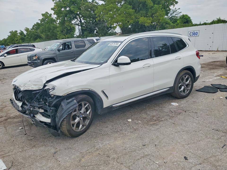2020 BMW X3 VIN 5UXTY3C08L9B14543 — COPART salvage auction photo