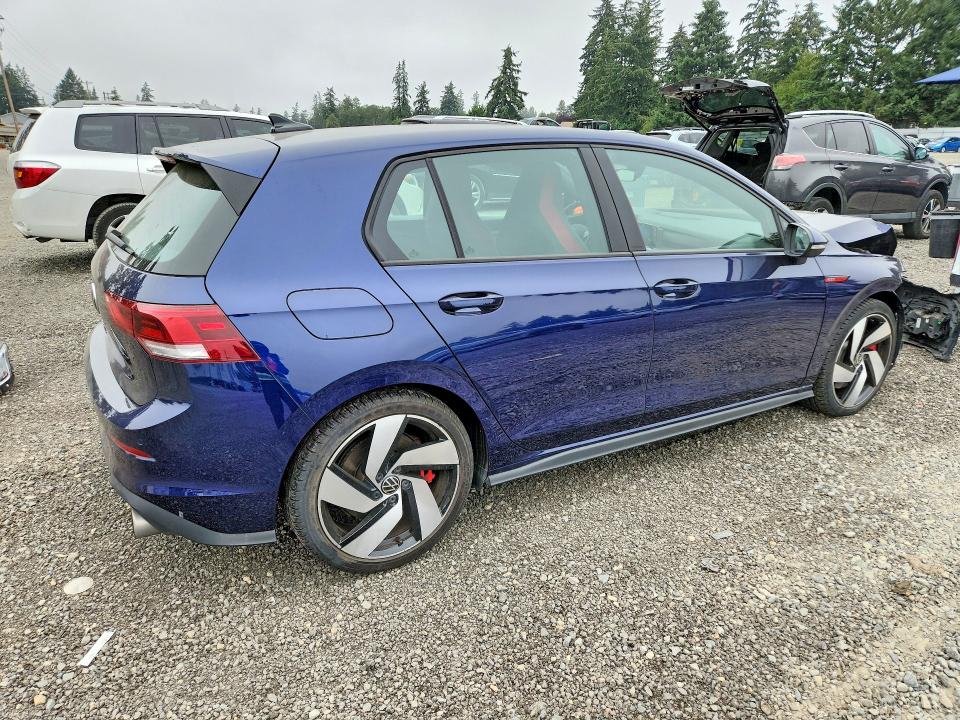 2022 Volkswagen Gti VIN WVWG87CD7NW151663 COPART salvage auction — FRONT END, Wa - Bill Of Sale, sold $4,300 on 2026-08-14 (photo 3)