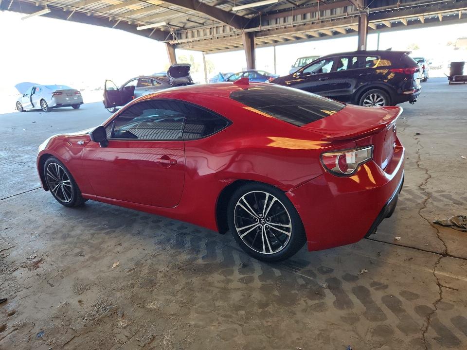 2016 Scion Fr-s VIN JF1ZNAA1XG8708652 COPART salvage auction — REAR END, CA - SALVAGE CERTIFICATE, sold $1,700 on 2026-08-24 (photo 2)