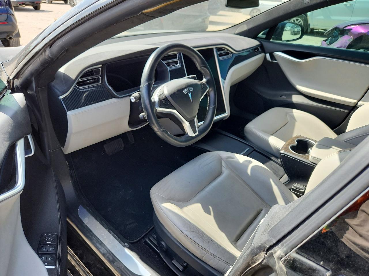 2016 Tesla Model s VIN 5YJSA1E10GF144320 COPART salvage auction — Front End, TX - CERTIFICATE OF TITLE, sold $4,600 on 2026-09-09 (photo 8)