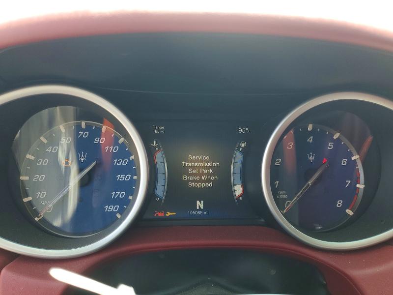 2015 Maserati Ghibli VIN ZAM57RTA3F1153450 COPART salvage auction — NORMAL WEAR, Nv - Dis/Dlr/Exp Only Clean Title (P), sold $950 on 2026-08-11 (photo 9)