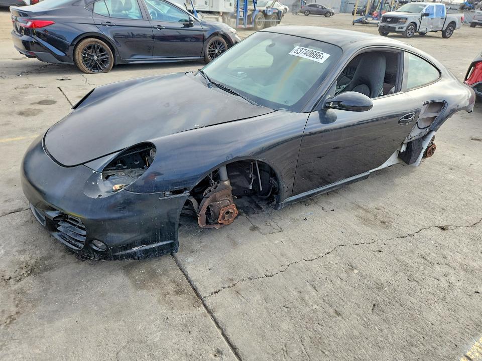 2007 Porsche 911 VIN WP0AD29927S783858 COPART salvage auction — STRIPPED, CA - DIS/DLR/EXP ONLY LIEN PAPERS, sold $7,900 on 2026-08-12 (photo 1)
