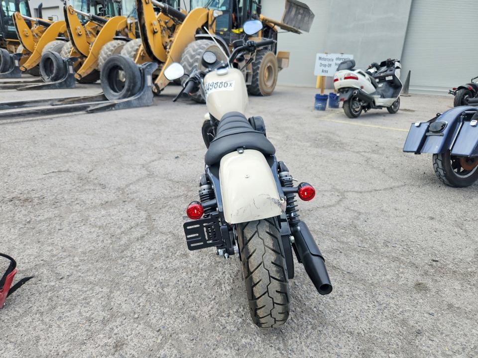 2022 Harley-davidson Iron VIN 1HD4LE218NB414147 COPART salvage auction — REAR END, Nv - Salvage Title, sold $2,550 on 2026-09-22 (photo 4)