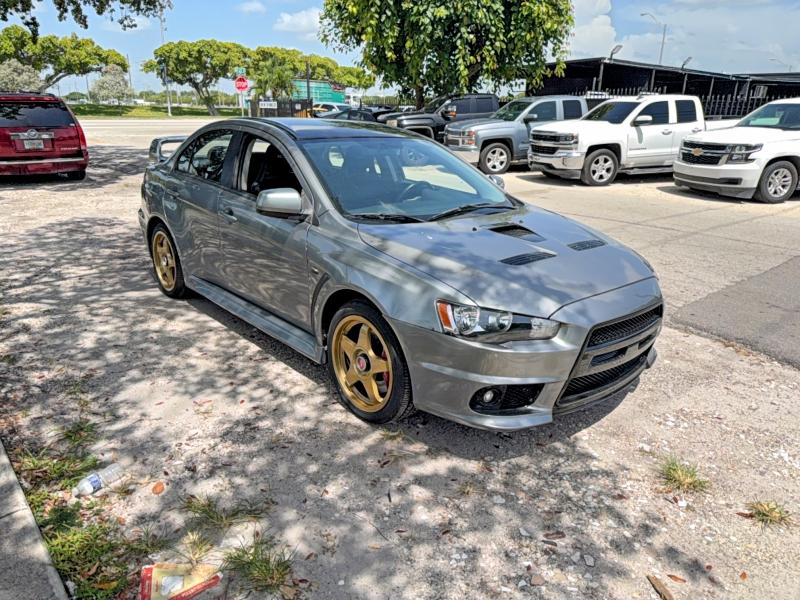 2012 Mitsubishi Lancer evolution VIN JA32W8FV7CU010819 — COPART salvage auction photo
